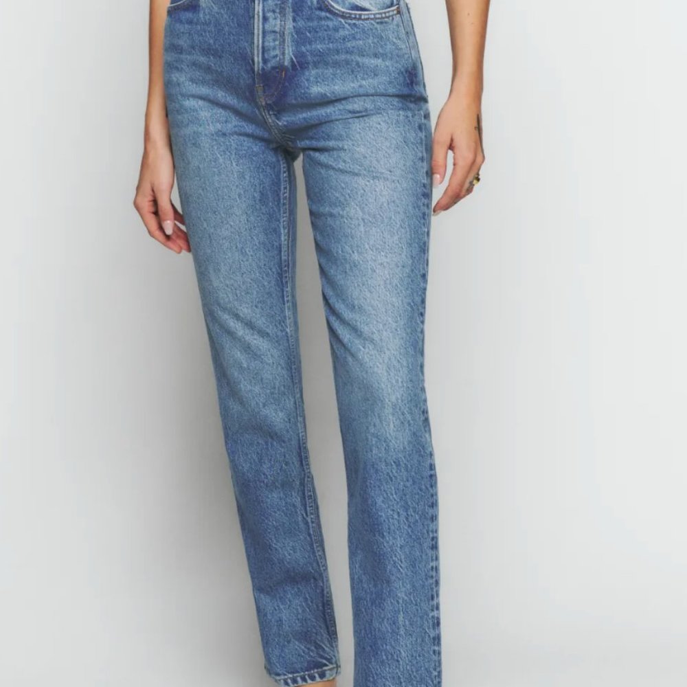 Cynthia High Rise Straight Jeans - Picture 2 of 5